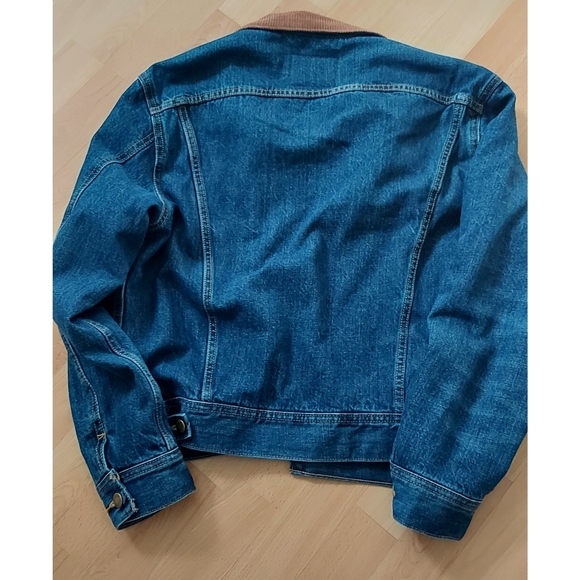 Aritzia Denim Forum - Monroe Storm Rider Denim Jacket Medium Fleece lined - Picture 8 of 9